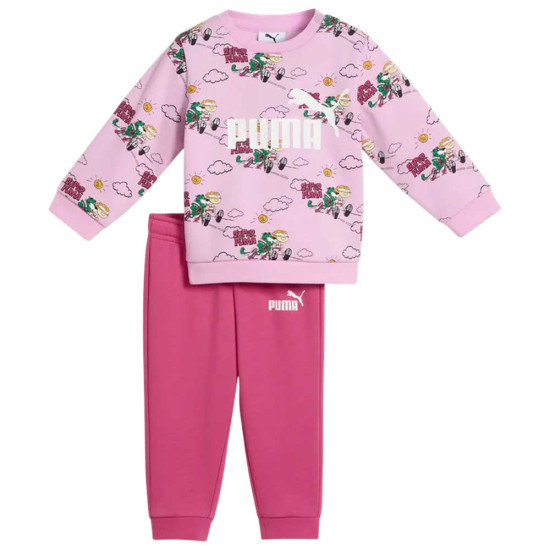 Puma Βρεφικές φόρμες σετ Super Minicats Printed Tracksuit